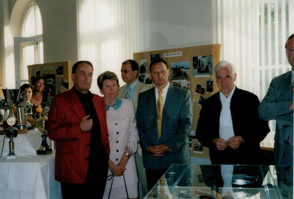 2003 Fotoausstellung - Alfons + Dorita Stücker, Guido Küpper, Günter Selzer, Eberhard Kampfenkel (von li.)