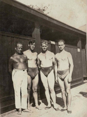 1927 Freibad - Schwimmmeister Andreas Klinge