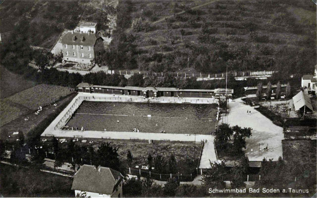 1927 Freibad Luftaufnahme