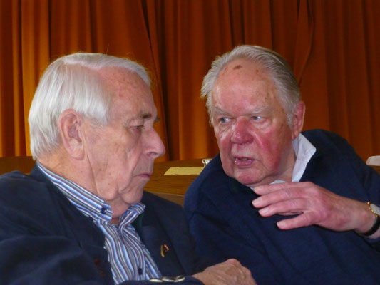 2014 Frühschoppen - Fritz Fuchs, Gerhard Schneider (von li.)