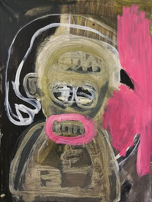 o.T., Acryl auf Leinwand, 60 x 80 cm, 2020