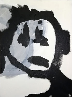 traurigleer, 2018, Acryl auf Leinwand, 60 x 80 cm