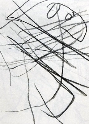 saures Schaf, 2003, 7,5 x 10 cm, Bleistift auf Papier