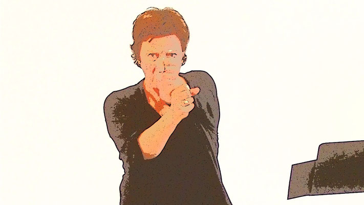 Dörte Bald performing STRIPSODY (1966) from Cathy Berberian 