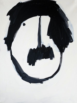 Ali, Duisburg, 1978, Acryl auf Leinwand, 60 x 80 cm, 2018