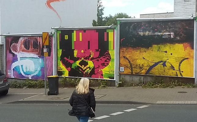 Hoeftstr./Südstr. // Links: Angstaffe, 2020 