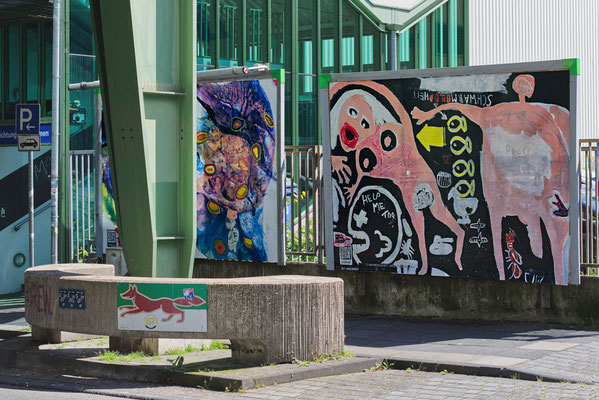 Kaiserstr. // rechts: Schwarmblödheit, 2018