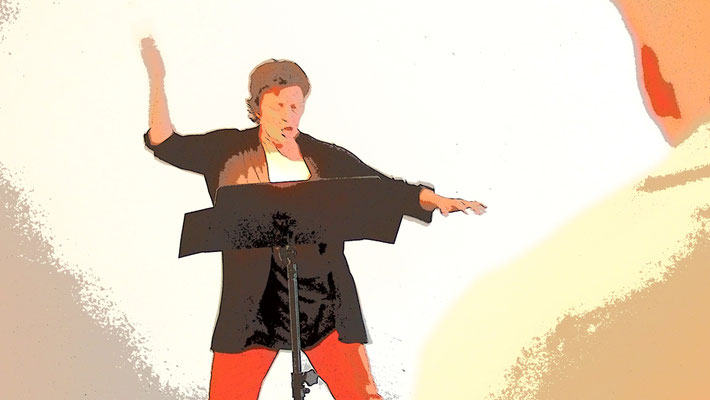 Dörte Bald performing STRIPSODY (1966) from Cathy Berberian 