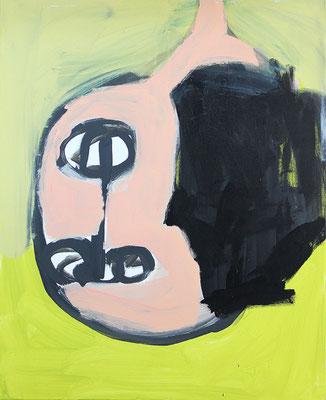 Upside-Down-Syndrom, 2019, 80 x 100 cm, Acryl auf Leinwand