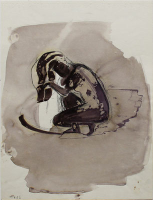 Frau, 1985 - 32 x 24 cm - Tusche auf Papier