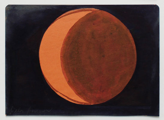 Mondglas II, 1986 - 25 x 32 cm - Tusche auf Kartons