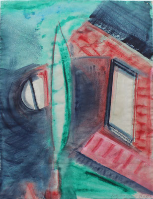 Fenster, 1989 - 60 x 48 cm - Mischtechnik auf Papier