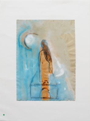 Augenblick, 1993 - 40 x 29,5 cm - Tusche auf Papier