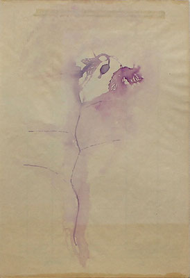 Pflanze - 21 x 14 cm - Wasserfarbe auf Papier