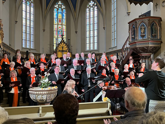 Evergreens mit Pfiff - Konzert unseres Chores mit einem Ensemble des Osterländer Musikbundes