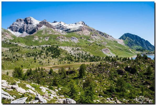 Rochers de Gagnerie 2735 m, La Vierge 2641 m, puis Sommet de 2574 m et Dent du Salentin 2482 m
