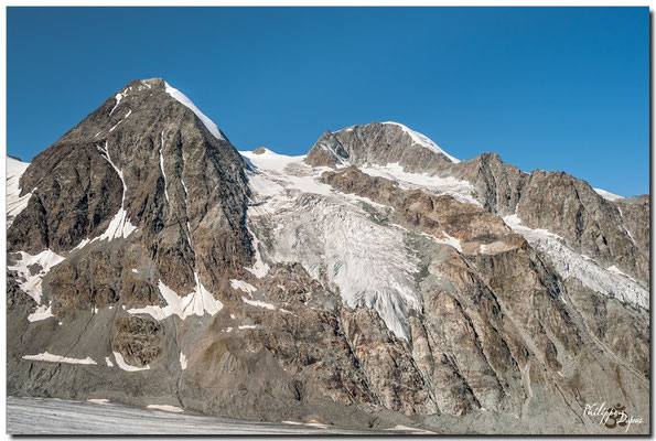 Combin de Corbasière 3716 m, Glacier des Follâts et Petit Combin 3663 m