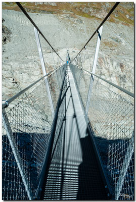 Passerelle de Corbassière, 190 m de portée, 70 m de hauteur