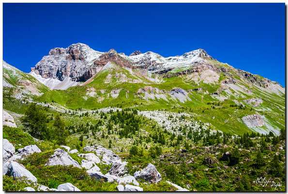 Rochers de Gagnerie 2735 m, La Vierge 2641 m, puis Sommet de 2574 m