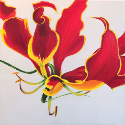 Susanne Jung - Gloriosa II – 300 € - 50 x 50 cm – Acryl