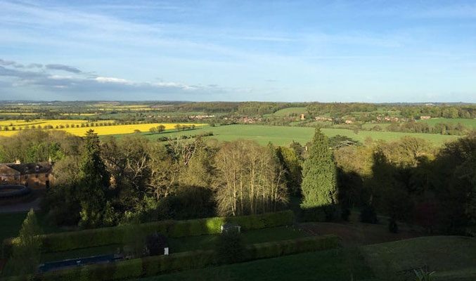 The view of the Vale of Belvoir from Belvoir Castle - image from Ketchup Marketing website