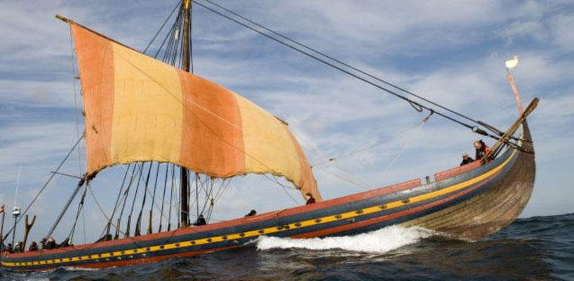 'Sea Stallion' a reconstruction of a Viking longship by The Viking Ship Museum at Roskilde in Denmark