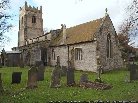 13th-century St Giles' church, Cropwell Bishop