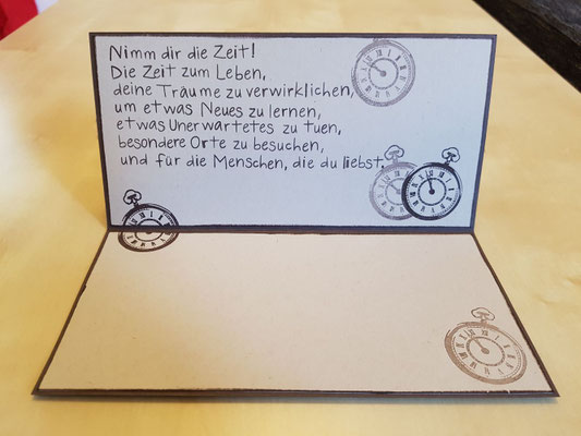 Karte zum Ruhestand - crazystampss Webseite!