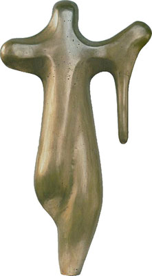 HEILIGER MARTIN, Bronze, 69 x 38 x 14 cm