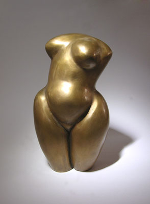 weibl. Torso, Bronze, 28 x 15 x 14 cm