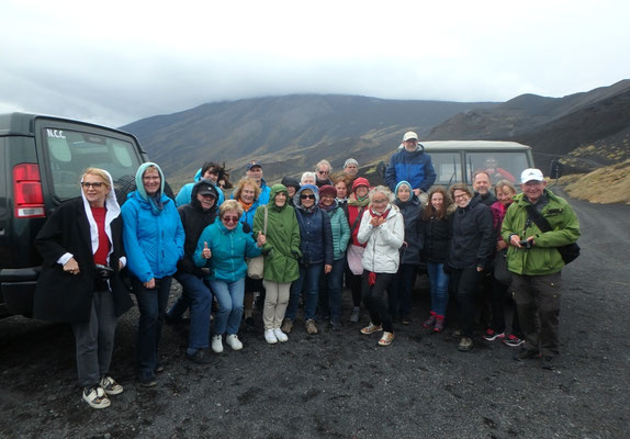 : DIG-Gruppe auf Entdeckungstour auf dem Ätna (Sizilien-Studienreise 2018)