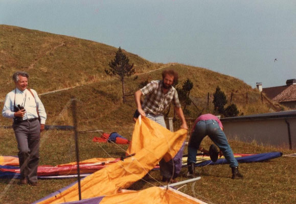 Aufstellen auf der Rigi Kulm