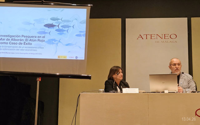 Mª del Carmen García presentó al poenente
