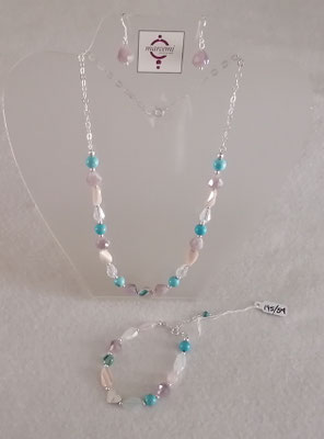CODIGO COLLAR  195/55 PLATA, PIEDRAS  $610.00    CODIGO PULSERA 195/54 PLATA, PIEDRAS  $365.00