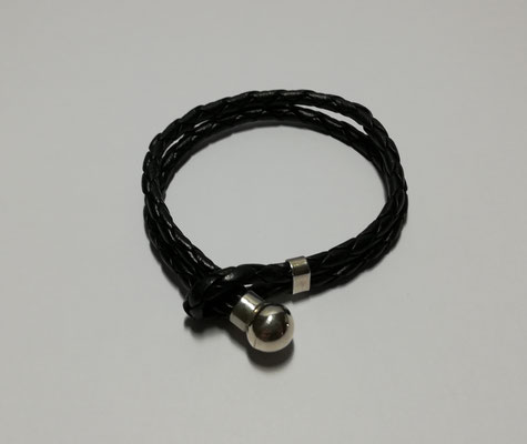 CODIGO 120/70   PLATA, PIEL    $340.00