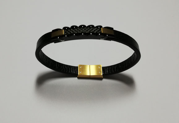 CODIGO 158/6   ACERO INOXIDABLE  PIEL  $ 520.00