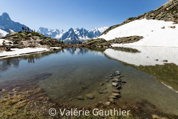 Montée au Lac Blanc - massif des Aiguilles Rouges