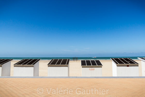 Cabines de plage à Ostende