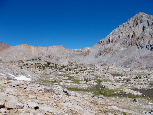 Pinchot Pass vor uns (Südseite)