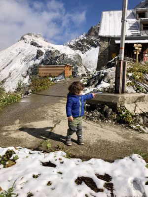 Jetzt aber in die Hütte