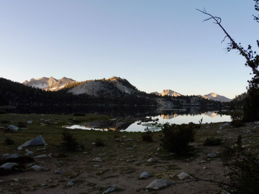 Früh morgens ging es von Lake Virginia los