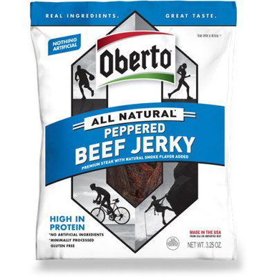 Beef Jerky mit Pfeffer, etwas mehr Geschmack als das Original.