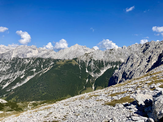 Das Karwendel, es gibt keine einfachen Wege durch dieses Gebirge 