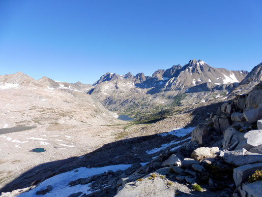 Der Blick Richtung Palisade Lakes