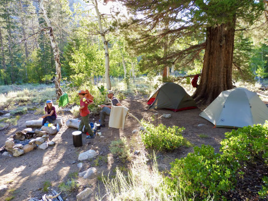 Unser Camp am Aspen Meadow