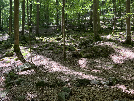 Über Platz 1 gibt es einen kleinen Notplatz
