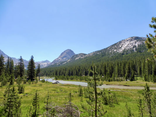 McClure Meadow in der Nähe der Ranger Station 