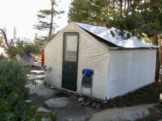 Unser Zelt im Vogelsang High Sierra Camp