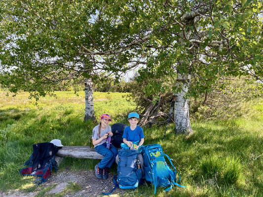 Pause auf dem Hochkopf
