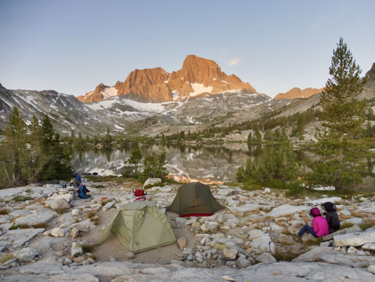 Unser Camp auf der Halbinsel in Garnet Lake